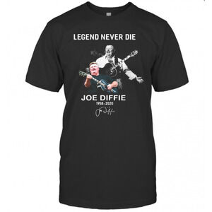 Legend Never Die Joe Diffie 1958 Signature T-Shirt